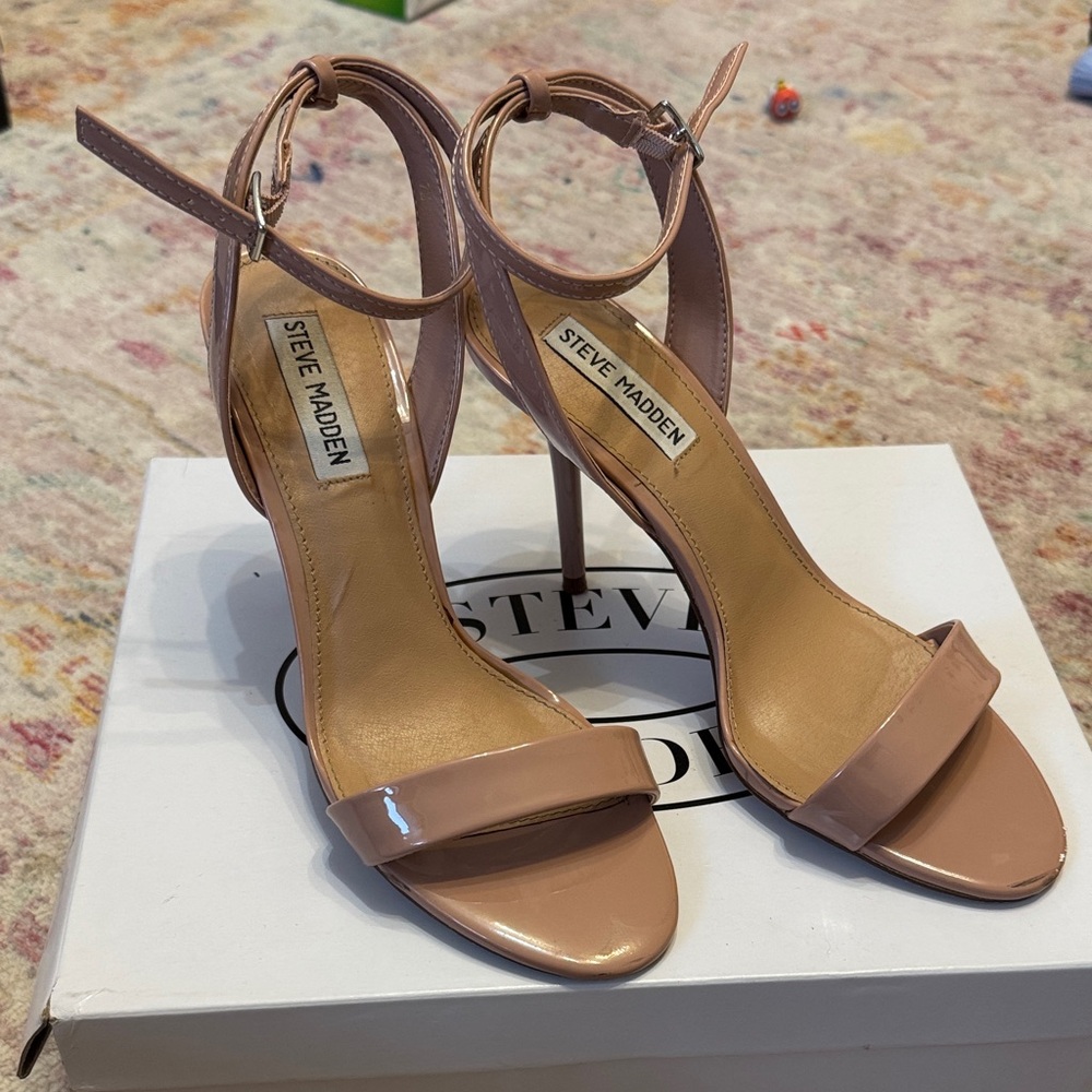 Steve Madden Blush Pink Strappy Heels